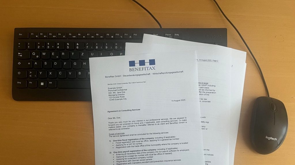 Muster Mandatsvereinbarung Englisch